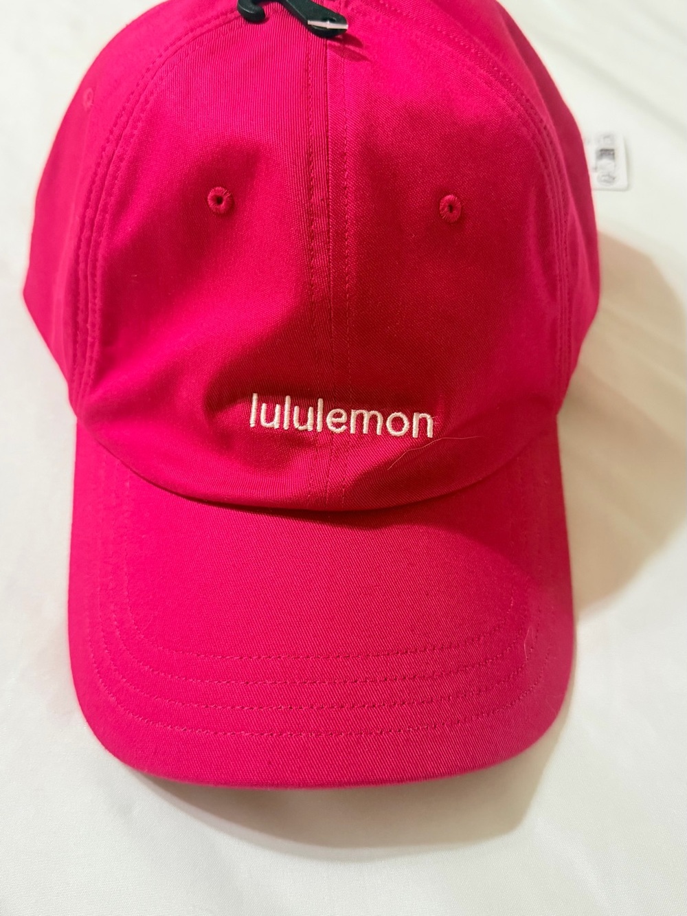 lululemon athletica Hot Pink Cap with White Logo